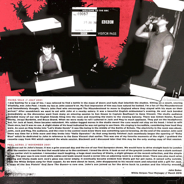 The White Stripes – The Complete John Peel Sessions, 2xLP, Gatefold