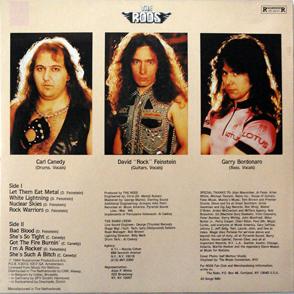 The Rods ‎– Let Them Eat Metal