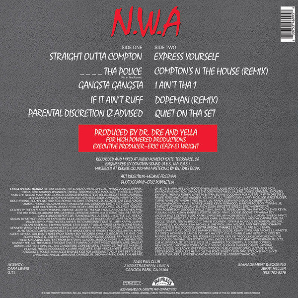 N.W.A* – Straight Outta Compton