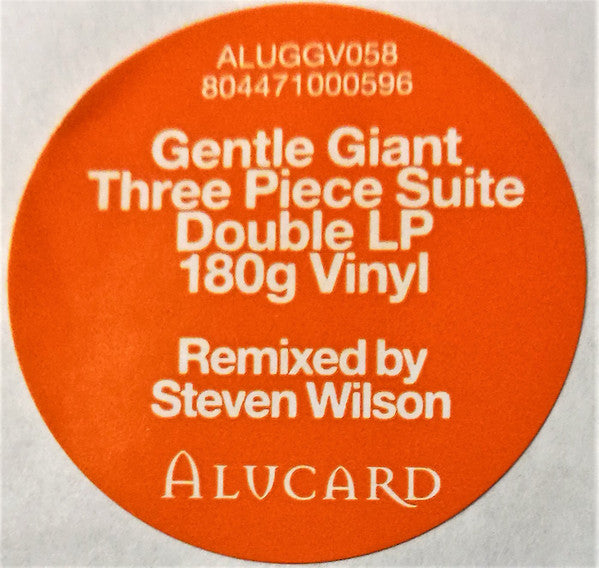 Gentle Giant ‎– Three Piece Suite   , 2LP, gatefold , 	The Steven Wilson Remixes