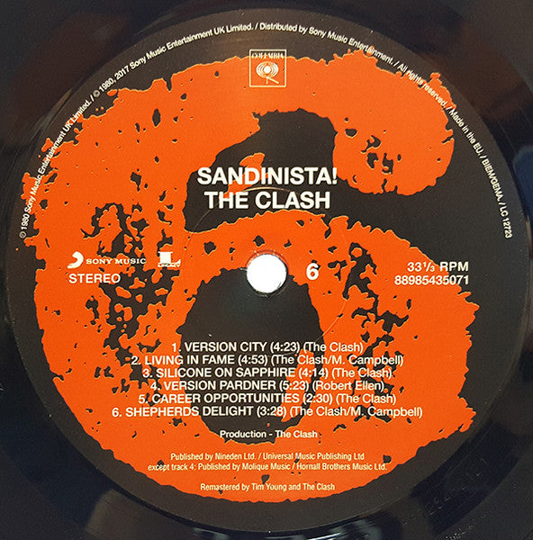 The Clash – Sandinista!    ,  3LP