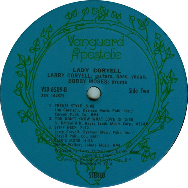 Larry Coryell ‎– Lady Coryell
