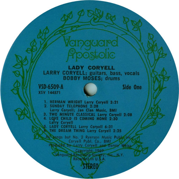 Larry Coryell ‎– Lady Coryell