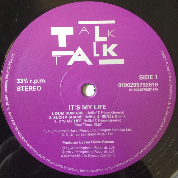 Talk Talk – It's My Life