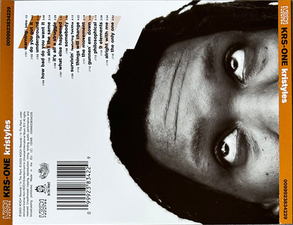 KRS-One – Kristyles   ,  CD
