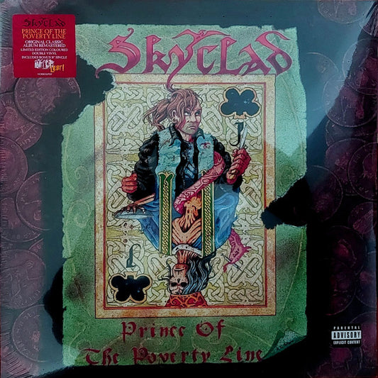 Skyclad – Prince Of The Poverty Line   ,  2 x  LP, Gatefold ,  Limited Edition,  Magenta Vinyl, +  10",  Clear