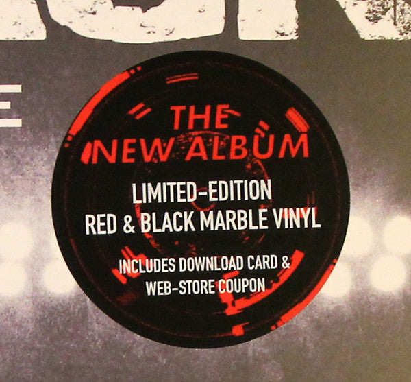 Nickelback ‎– Feed The Machine  ,  Limited Edition, Red & Black Marble