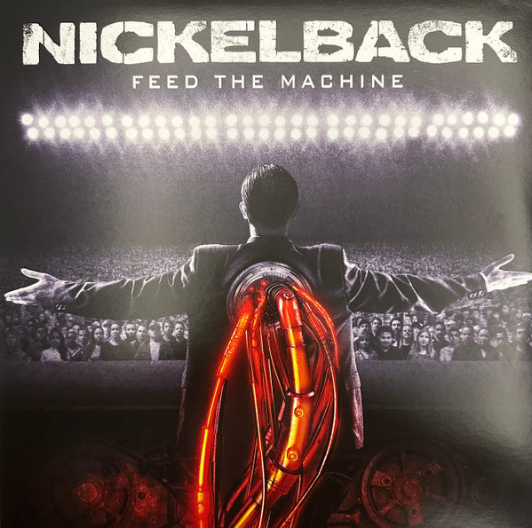 Nickelback ‎– Feed The Machine  ,  Limited Edition, Red & Black Marble