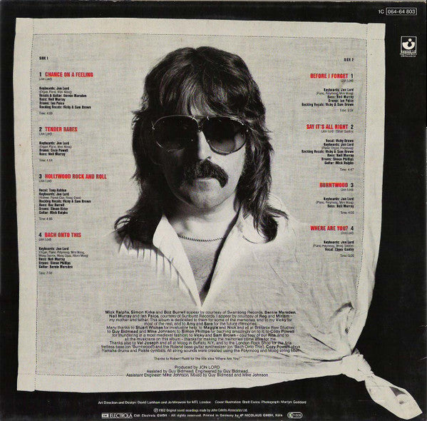 Jon Lord – Before I Forget