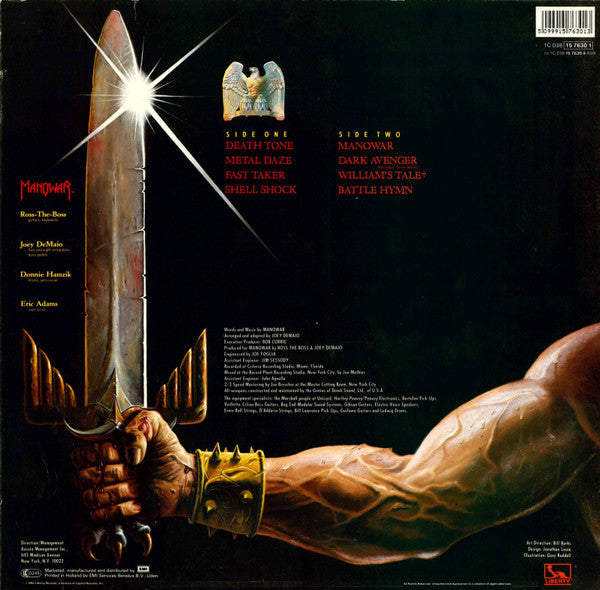 Manowar ‎– Battle Hymns