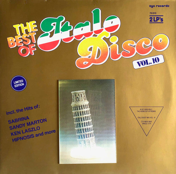 The Best Of Italo-Disco Vol. 10   , 2LP , Limited Edition,  Gatefold