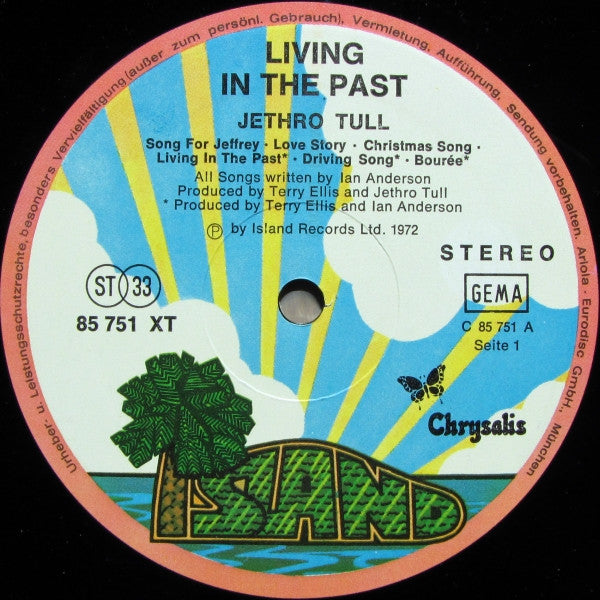 Jethro Tull – Living In The Past,   2xLP,  Gatefold