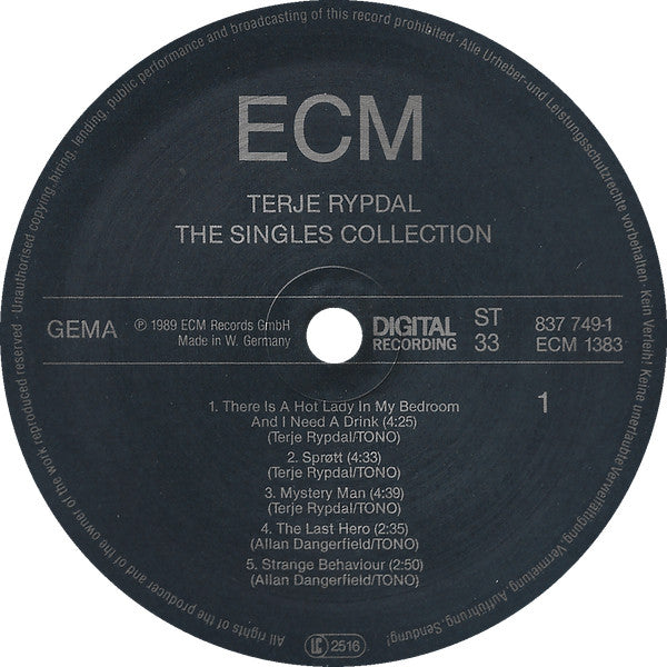 Terje Rypdal – The Singles Collection