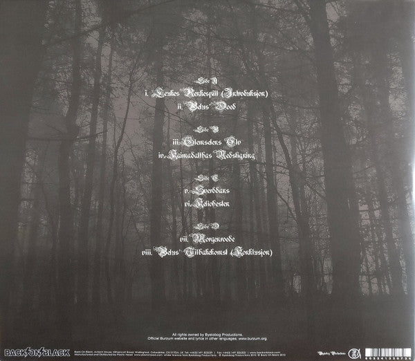 Burzum – Belus  ,  2LP , Gatefold
