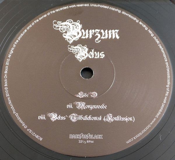 Burzum – Belus  ,  2LP , Gatefold