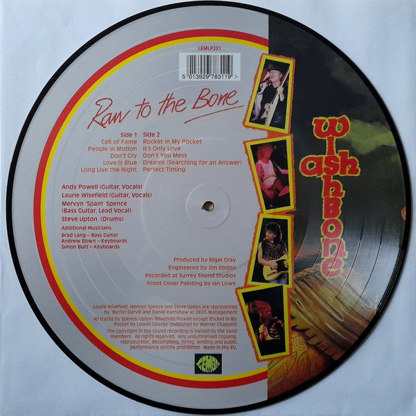 Wishbone Ash – Raw To The Bone   ,  picture disc
