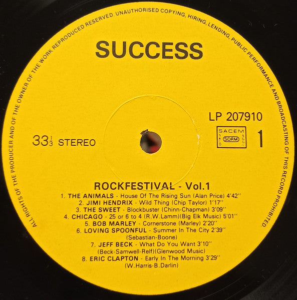 Rock Festival Vol. 1