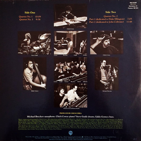 Chick Corea – Three Quartets