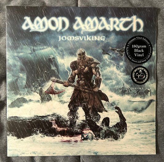 Amon Amarth – Jomsviking, lyric insert& large 2-sided poster