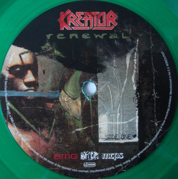 Kreator – Renewal    ,  2LP , gatefold , Green Translucent