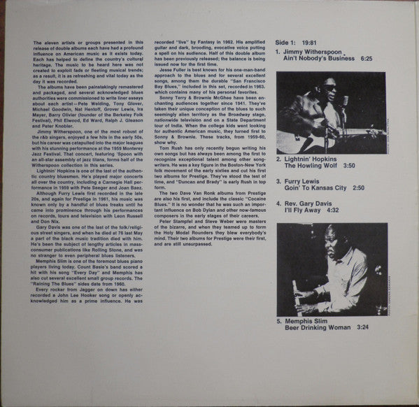 Blues Selection    ,  2LP , Gatefold