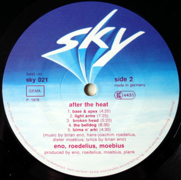 Eno*, Moebius*, Roedelius* – After The Heat