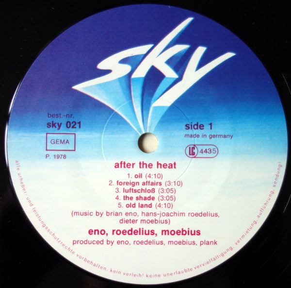Eno*, Moebius*, Roedelius* – After The Heat