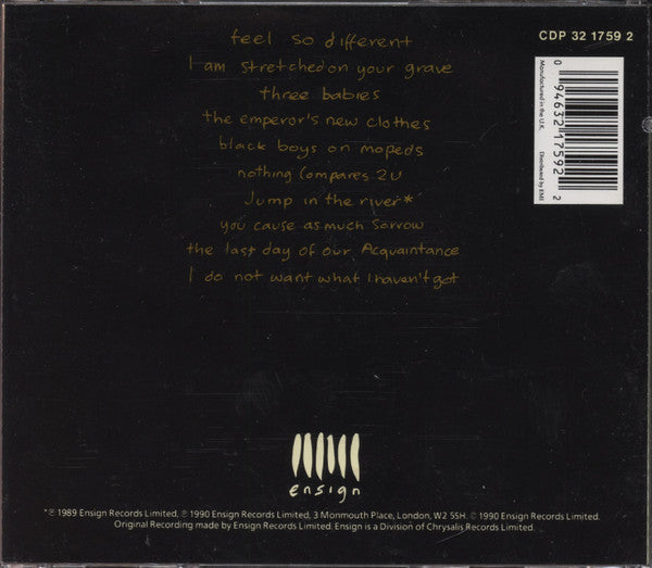 Sinéad O'Connor – I Do Not Want What I Haven't Got