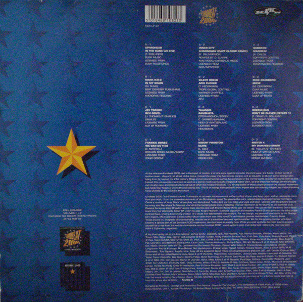 Various – Eurobeat 2000 (Club Classics Volume 3),   2xLP