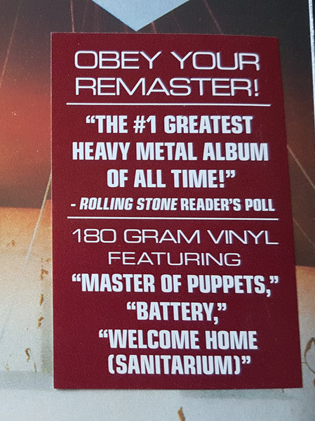 Metallica – Master Of Puppets