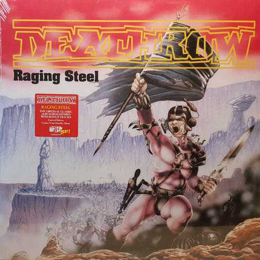 Deathrow – Raging Steel  ,  2LP , Gatefold , Limited Edition,  Red Translucent