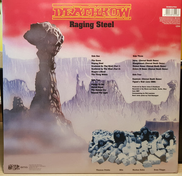 Deathrow – Raging Steel  ,  2LP , Gatefold , Limited Edition,  Red Translucent