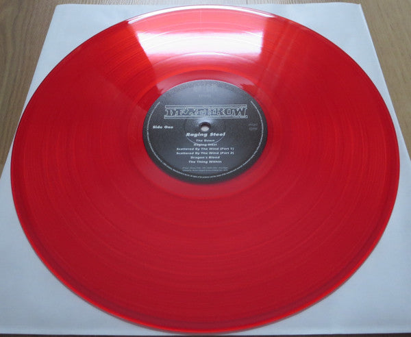 Deathrow – Raging Steel  ,  2LP , Gatefold , Limited Edition,  Red Translucent