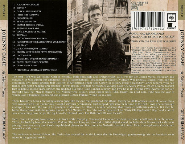 Johnny Cash – At Folsom Prison