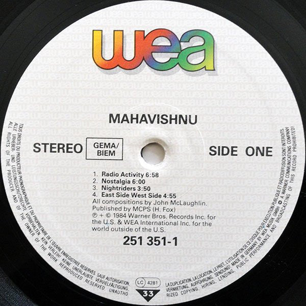 Mahavishnu ‎– Mahavishnu