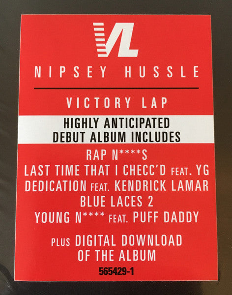 Nipsey Hussle – Victory Lap   ,  2 LP