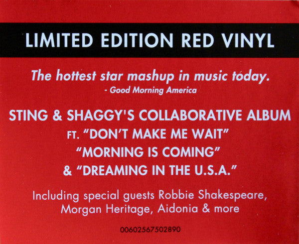 Sting & Shaggy – 44/876   ,   Gatefold , Limited Edition,  Red