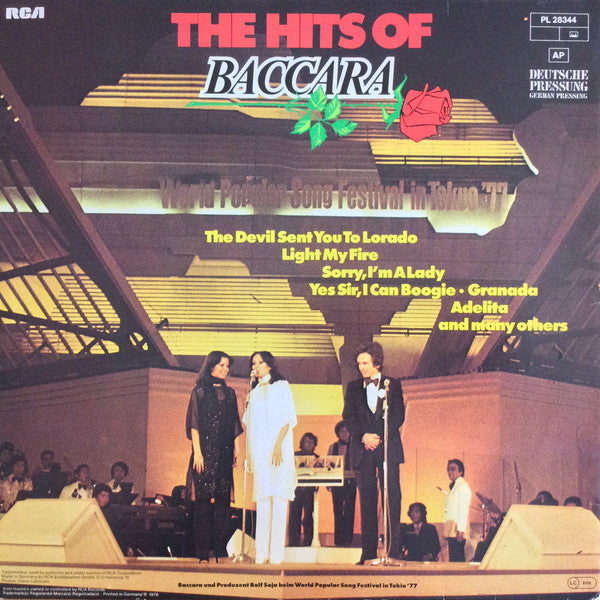 Baccara – The Hits Of Baccara, Gatefold