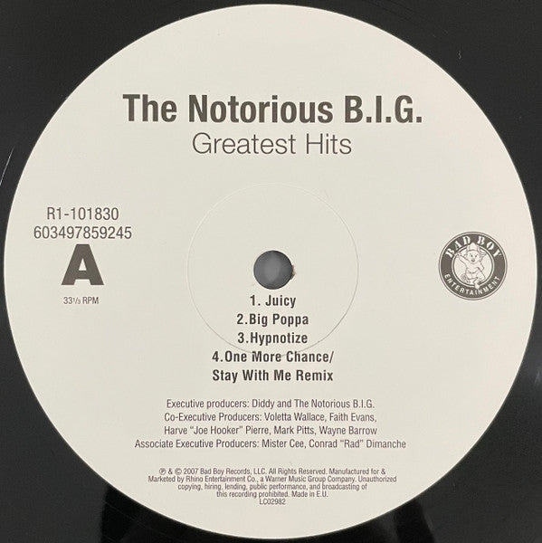 Notorious B.I.G. – Greatest Hits   2LP ,