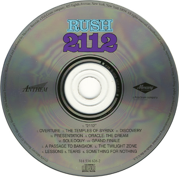 Rush – 2112, 	The Rush Remasters Serie