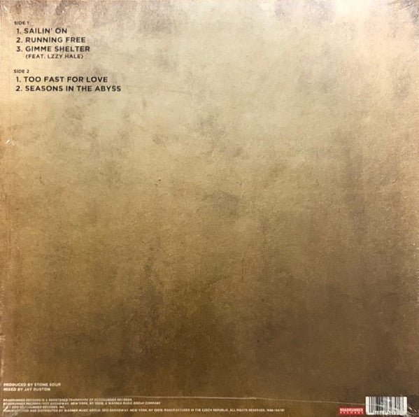 Stone Sour – Straight Outta Burbank   , 12", EP, Record Store Day, Limited Edition, Bronze in Clear   +  Big Poster