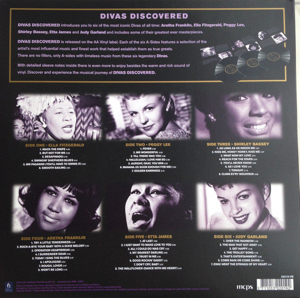 Divas Discovered   ,  3 LP , Trifold  cover