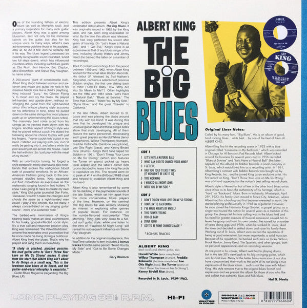 Albert King – The Big Blues   , blue vinyl