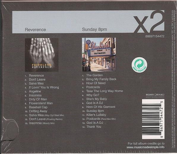 Faithless – Reverence / Sunday 8 PM,  2xCD, Box Set, Disc Box Slider