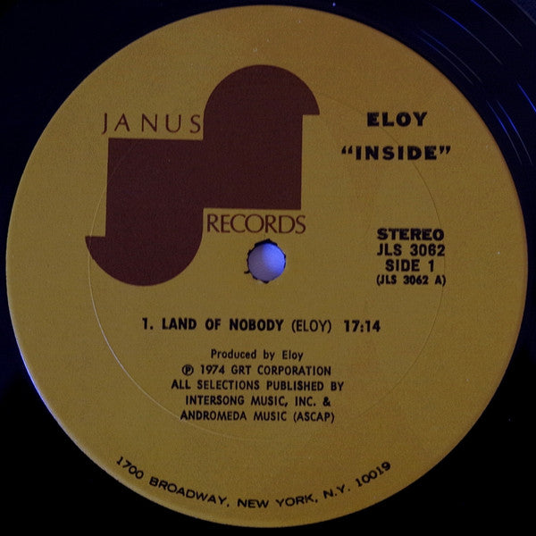 Eloy – Inside, Gatefold