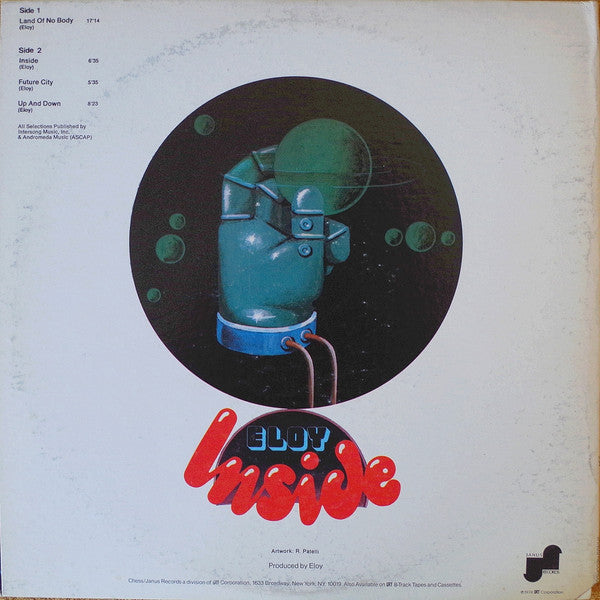 Eloy – Inside, Gatefold