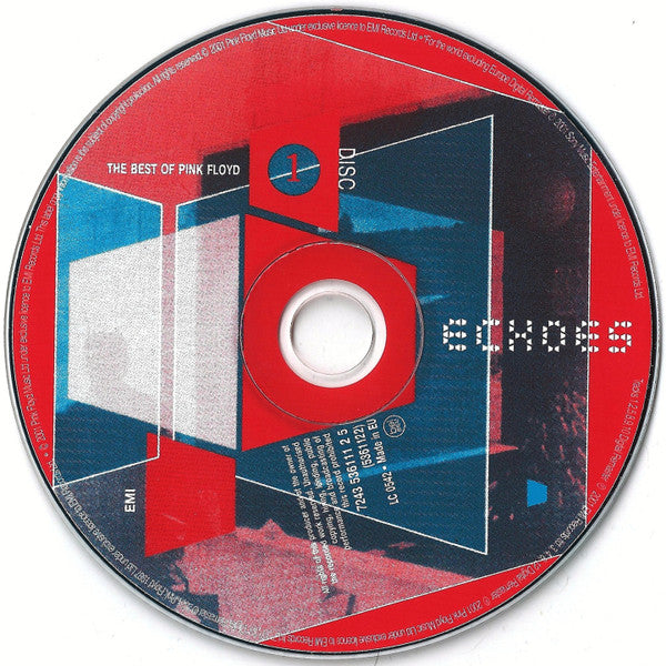 Pink Floyd ‎– Echoes (The Best Of Pink Floyd)   , 2 CD , Digipak