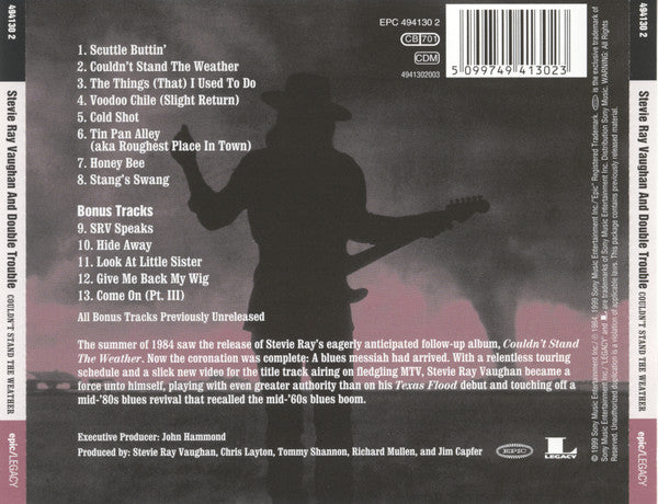 Stevie Ray Vaughan And Double Trouble* – Couldn't Stand The Weather