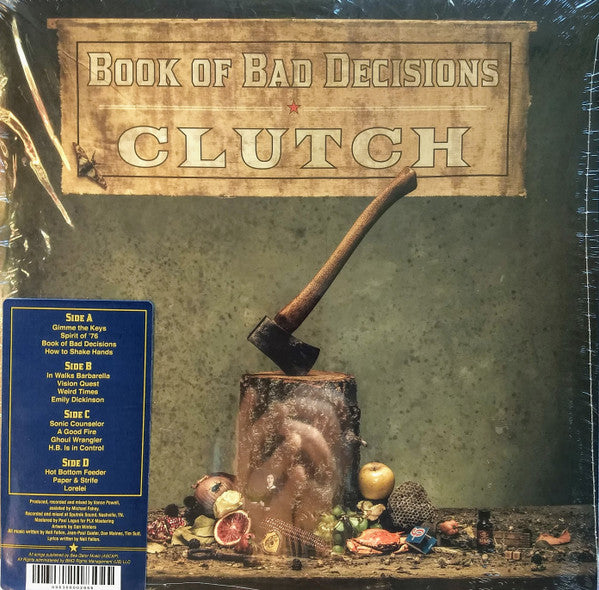 Clutch  – Book Of Bad Decisions  ,  2LP , Gatefold
