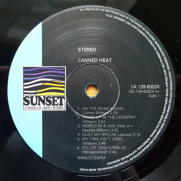 Canned Heat ‎– Canned Heat   ,  2LP , Gatefold